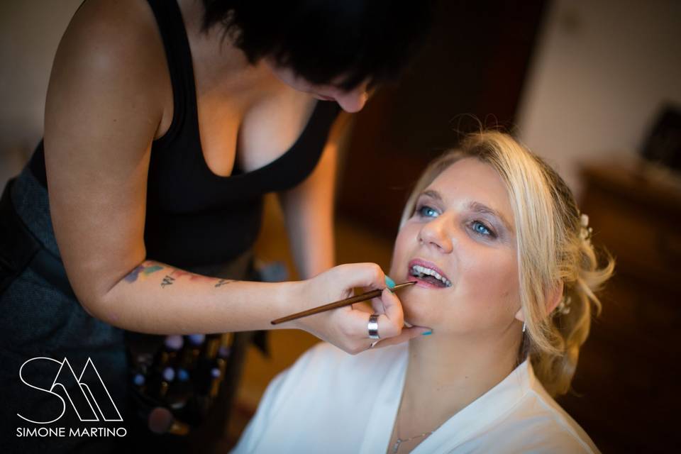 Marina-trucco sposa