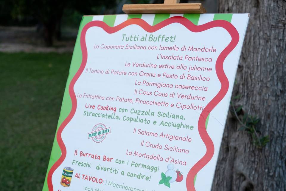 Coordinato grafico a tema