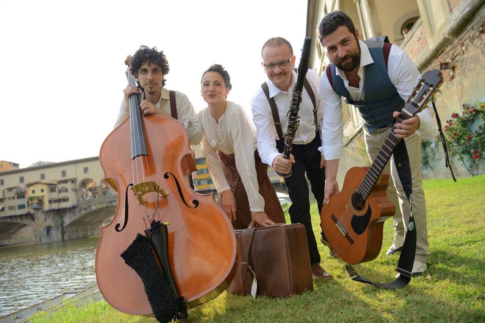 LJ at Ponte Vecchio, FI