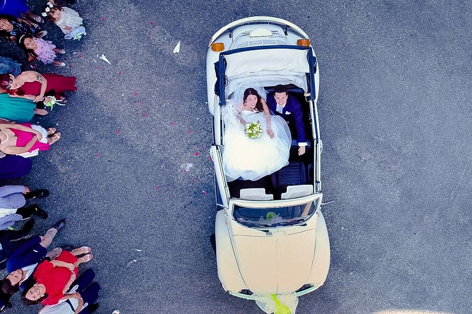 Matrimonio con drone