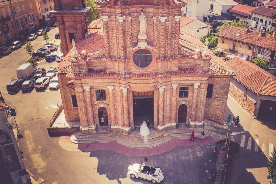 Matrimonio con drone