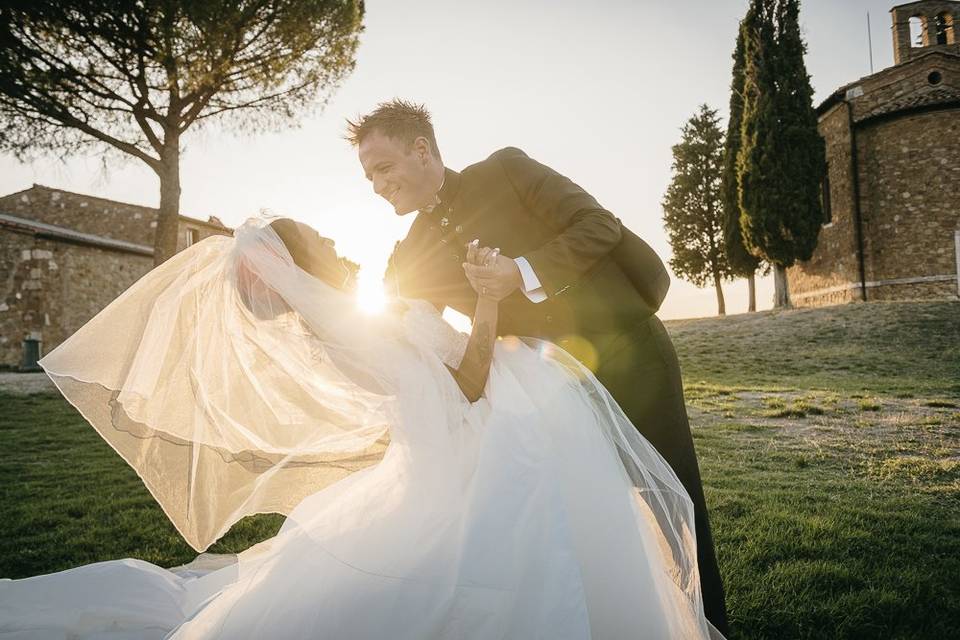 Belissimo matrimonio a Pienza