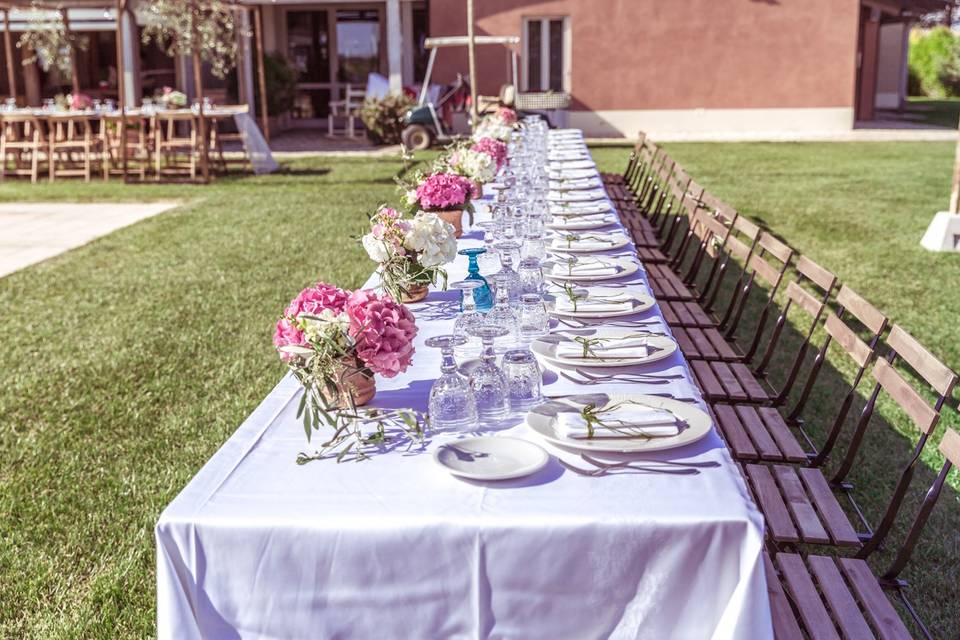 Cena in piscina