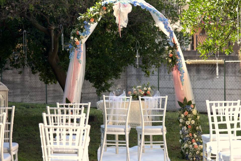 Matrimonio giardino privato