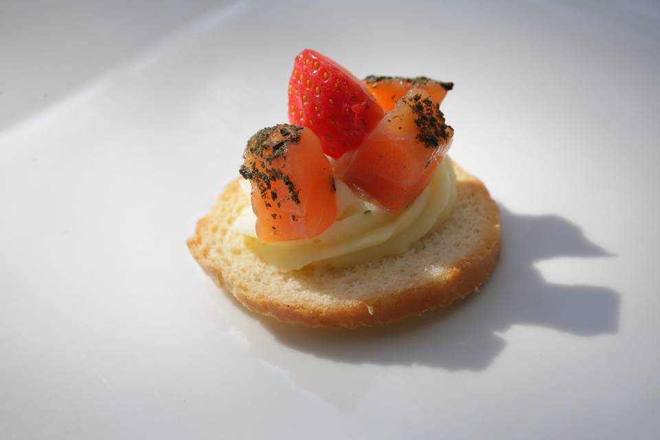 Canapè di salmone