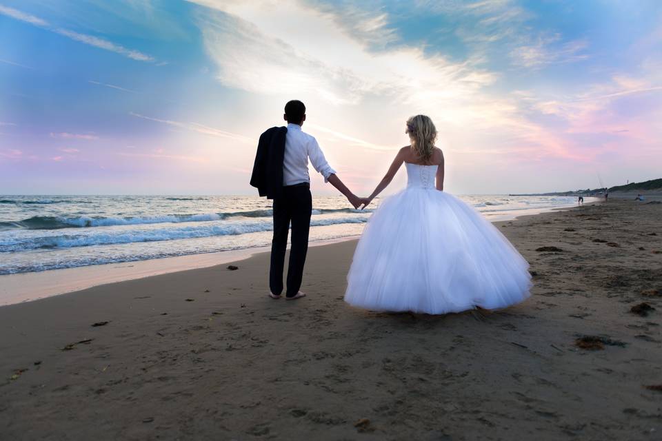 Passeggiata sulla spiaggia