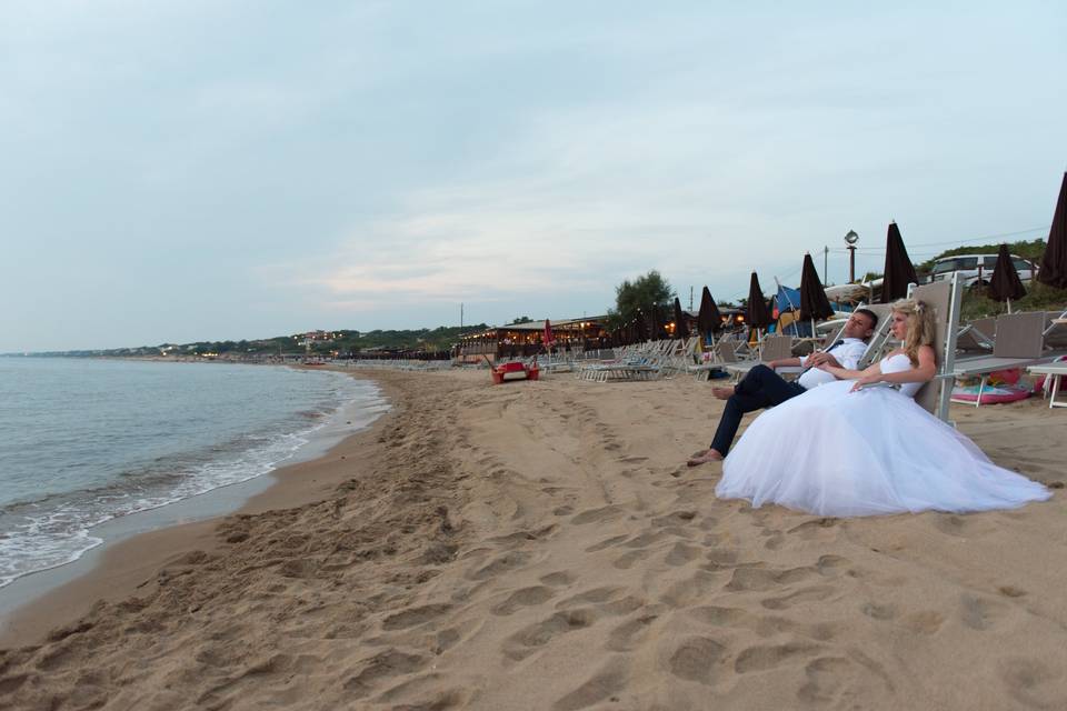 Sulla spiaggia