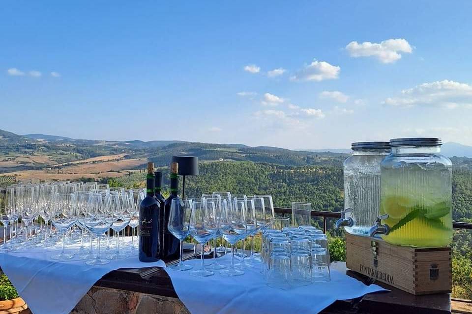 Aperitivo terrazza panoramica