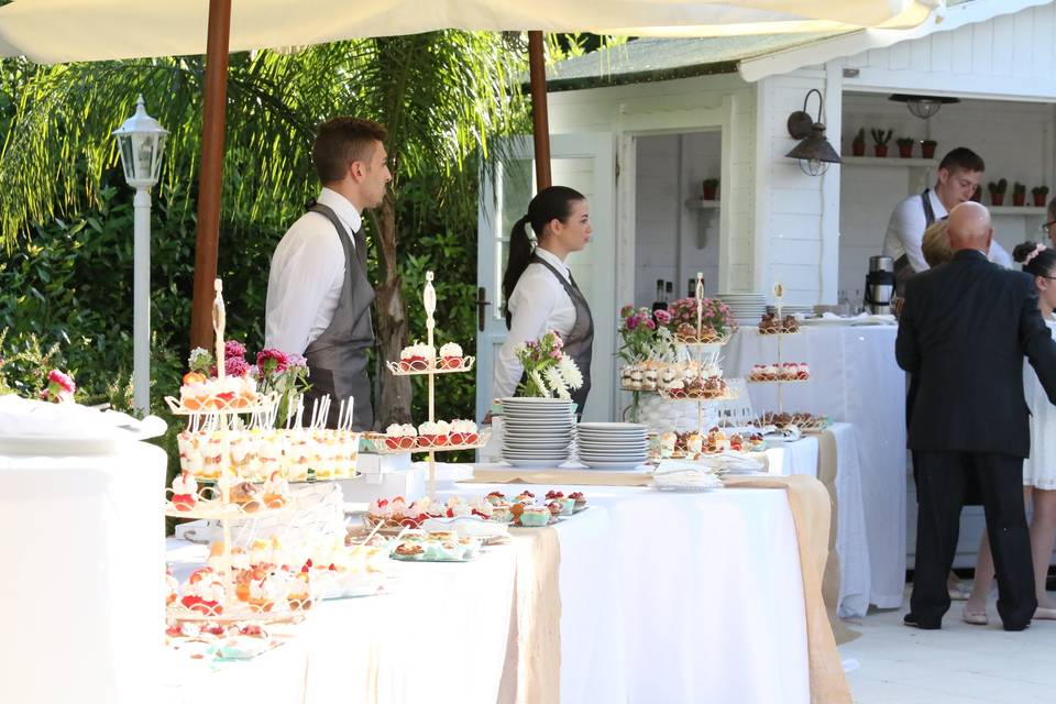 Buffet piscina