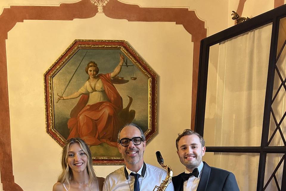 Foto ricordo con gli Sposi🎷❤️