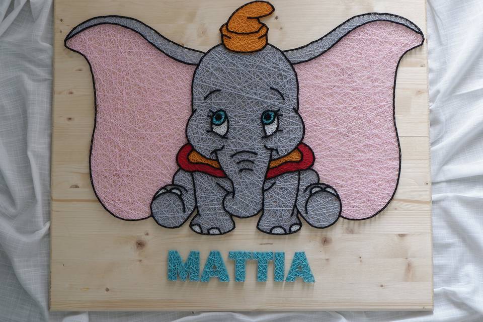 Dumbo con nome personalizzato