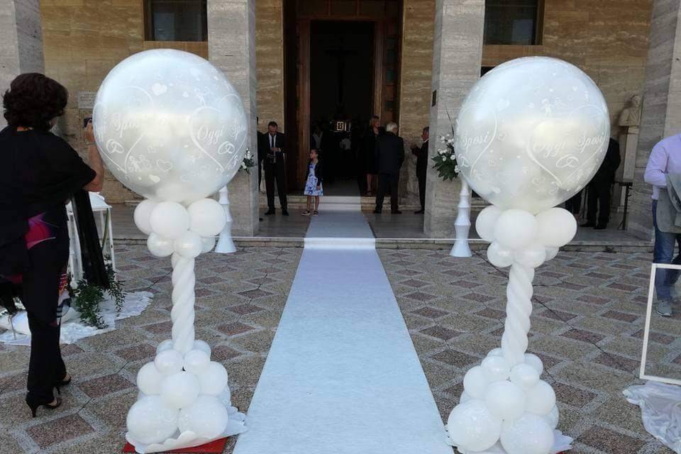 Colonne di palloncini