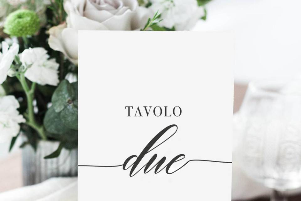 Numero tavoli