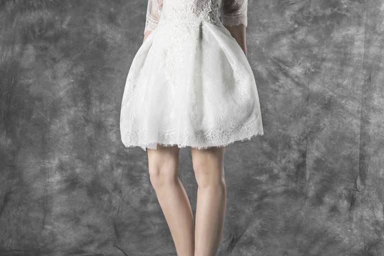 Sposa romantica in organza