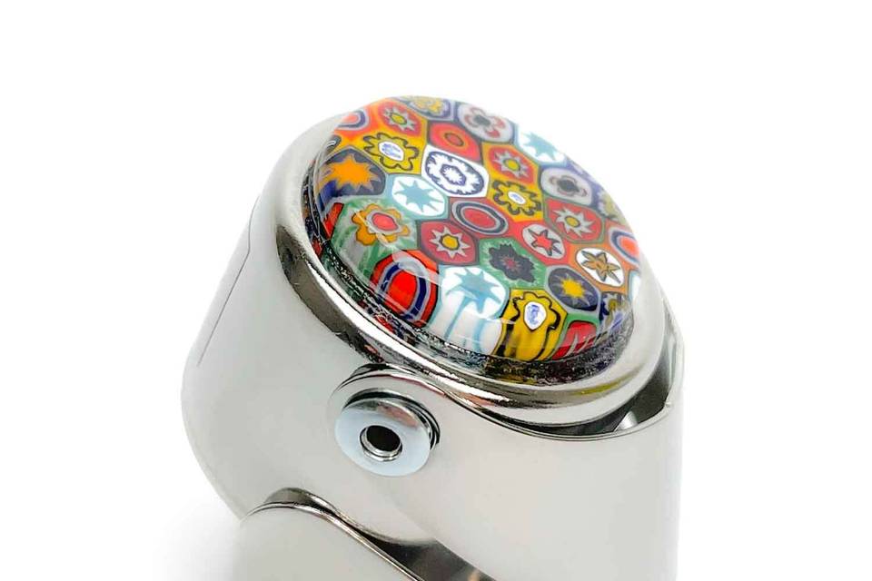Stopper con vetro di Murano