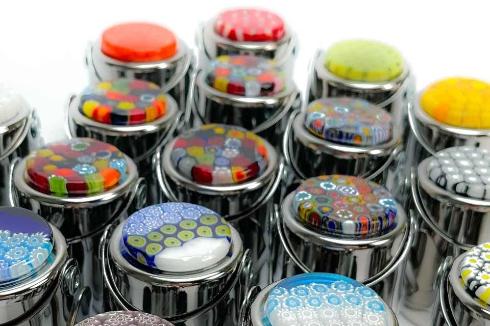 Stopper con vetro di Murano