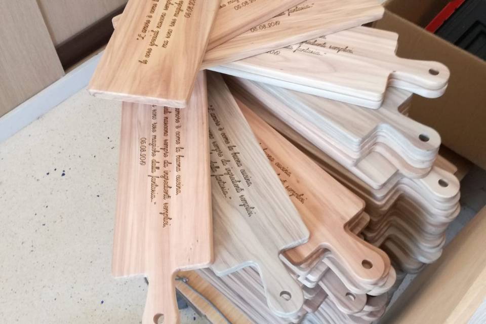 Tagliere personalizzato legno