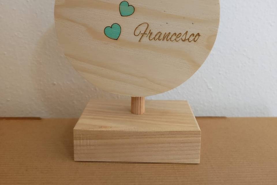 Pallone da calcio in legno