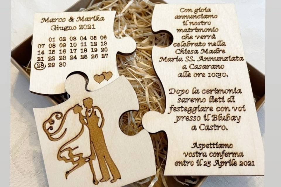 API ADESIVE 25 PZ IN LEGNO LAUREA BOMBONIERE MATRIMONIO FAI DA TE