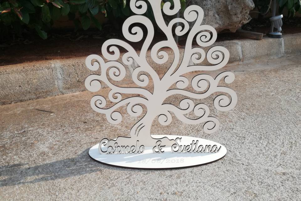 Tableau mariage albero sposi