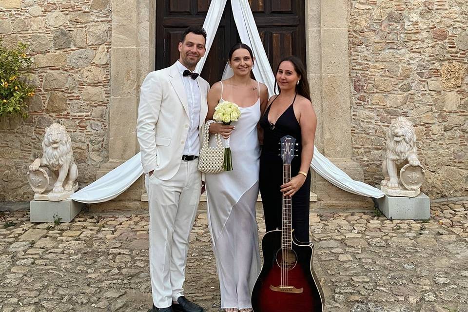 Foto con gli sposi