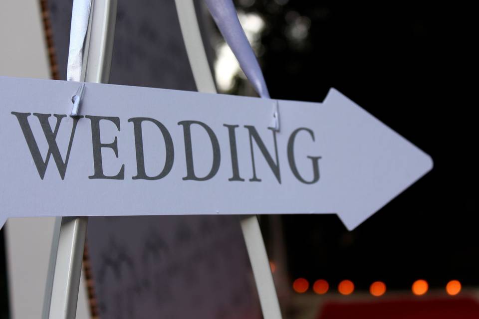 Wedding signs