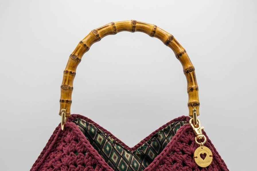 Borsa granny bordeaux