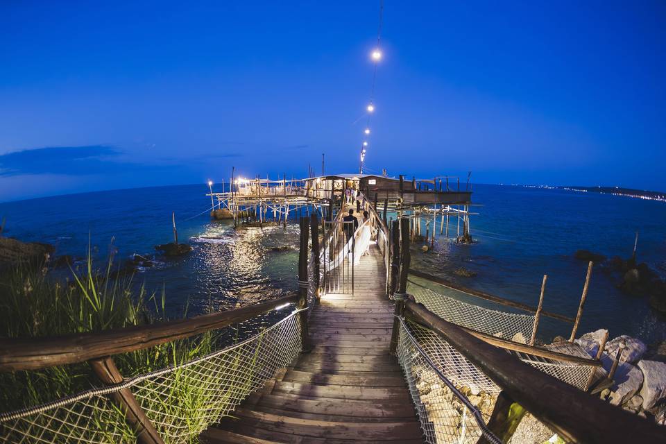 Matrimonio sul trabocco