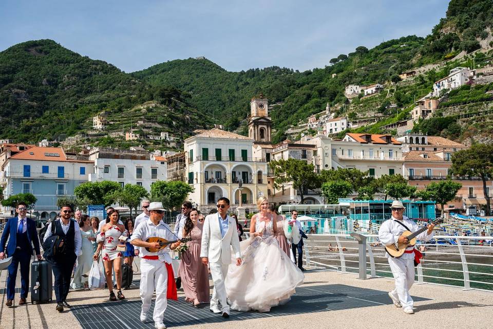 Amalfi arrival