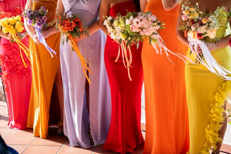 Bridesmaids entrance
