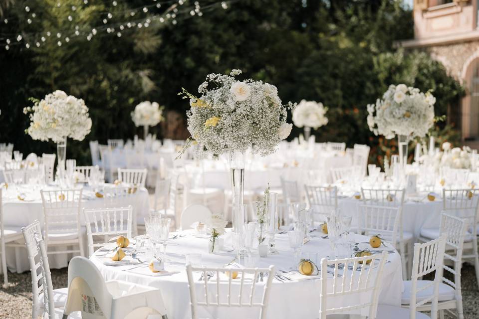 Mise en place Villa Nobel