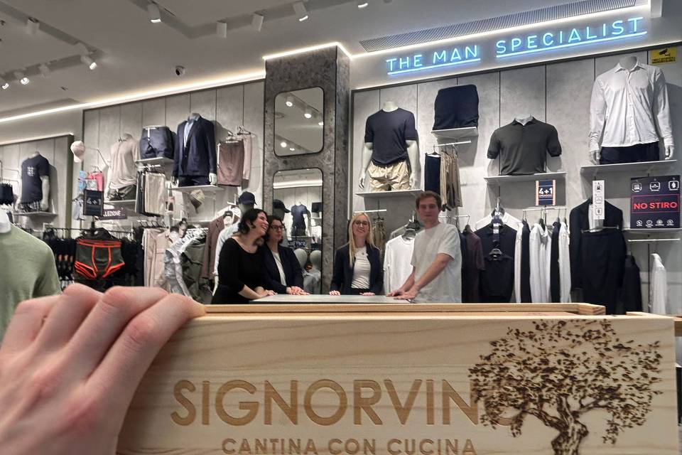 Pirografie evento Signorvino