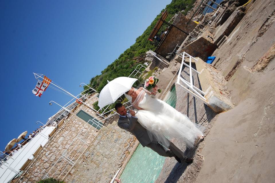 Wedding in Sardinia on the sea