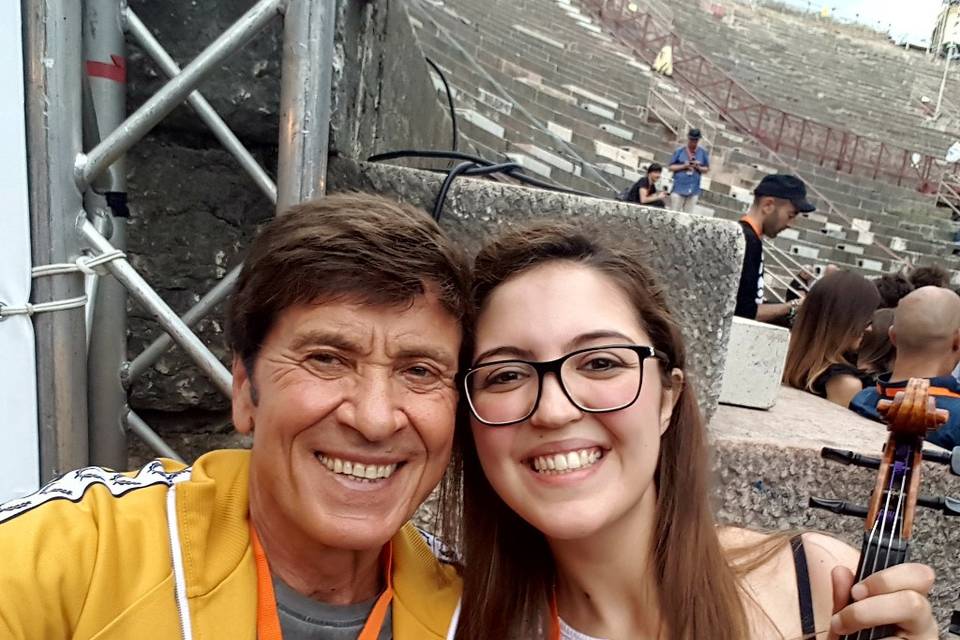 Con Gianni Morandi