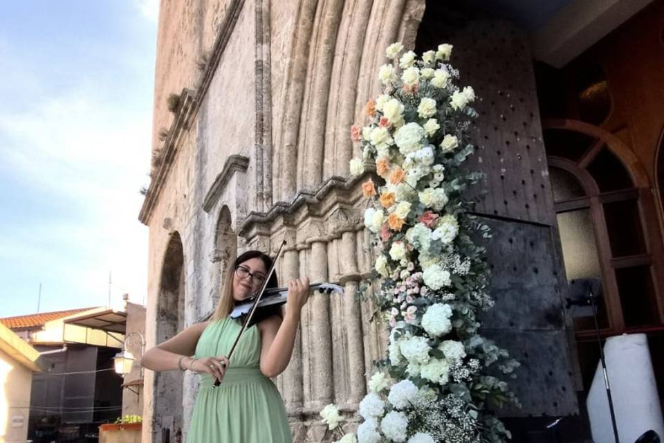 Violino uscita sposi