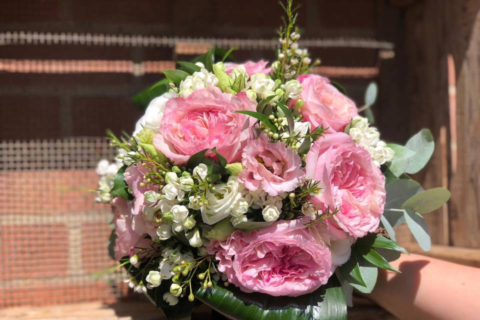 Bouquet sposa con Rose Inglesi
