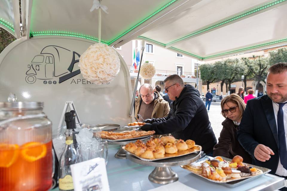 Buffet conviviale esterno