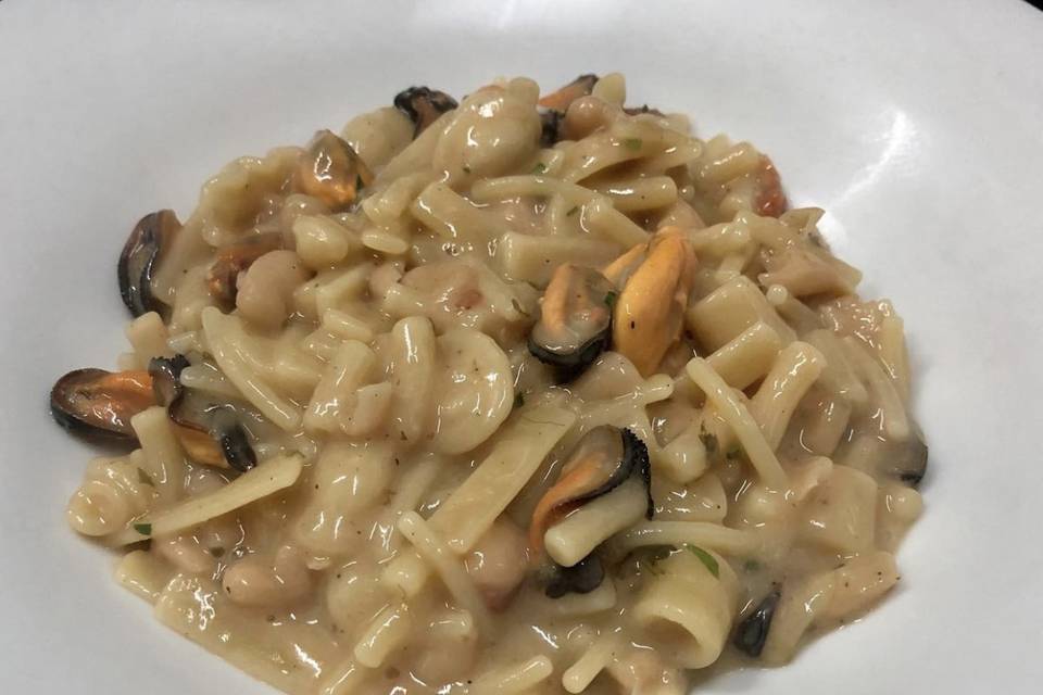 Pasta fagioli e cozze