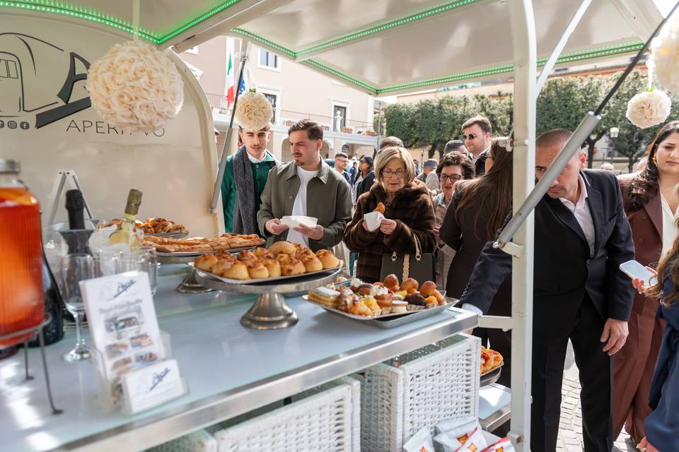 Servizio buffet ospiti