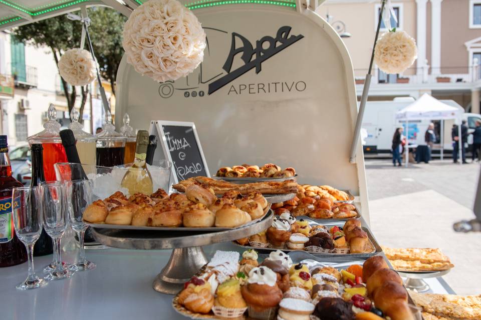 Tavolo aperitivo rinfresco