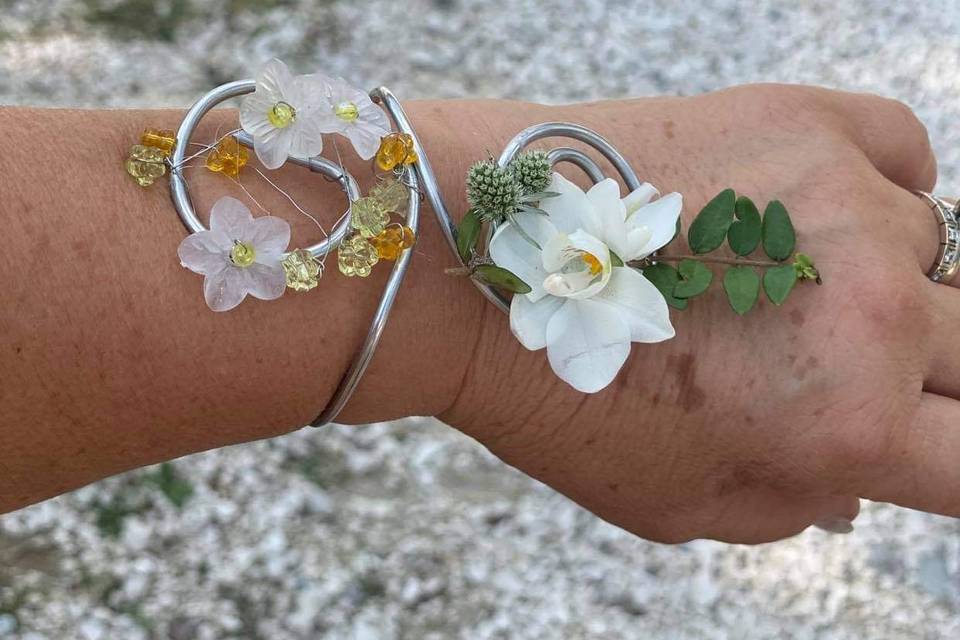 Bracciale in fiore