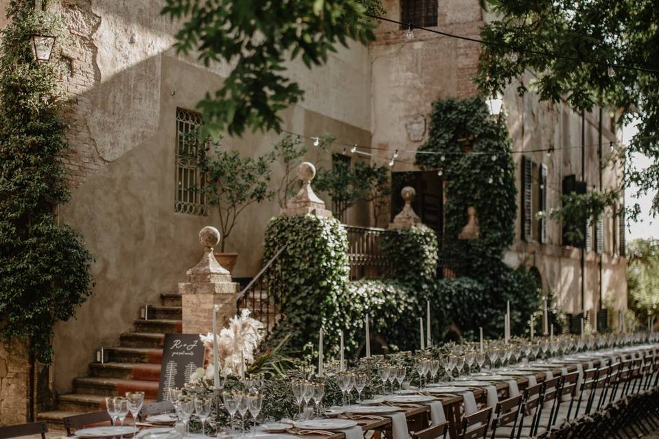 Decorazioni tavolo matrimonio