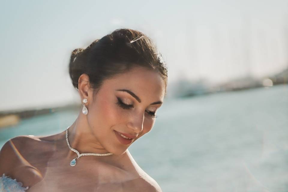 Make-up sposa e chignon