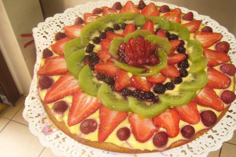 Torta di frutta dell'orto