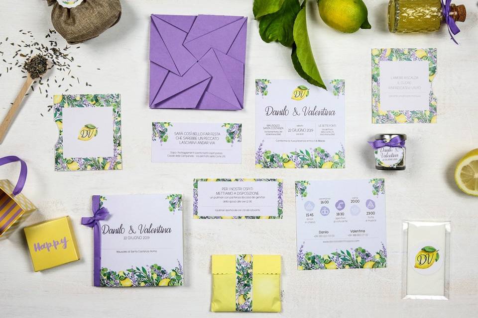 Matrimonio lavanda e limoni