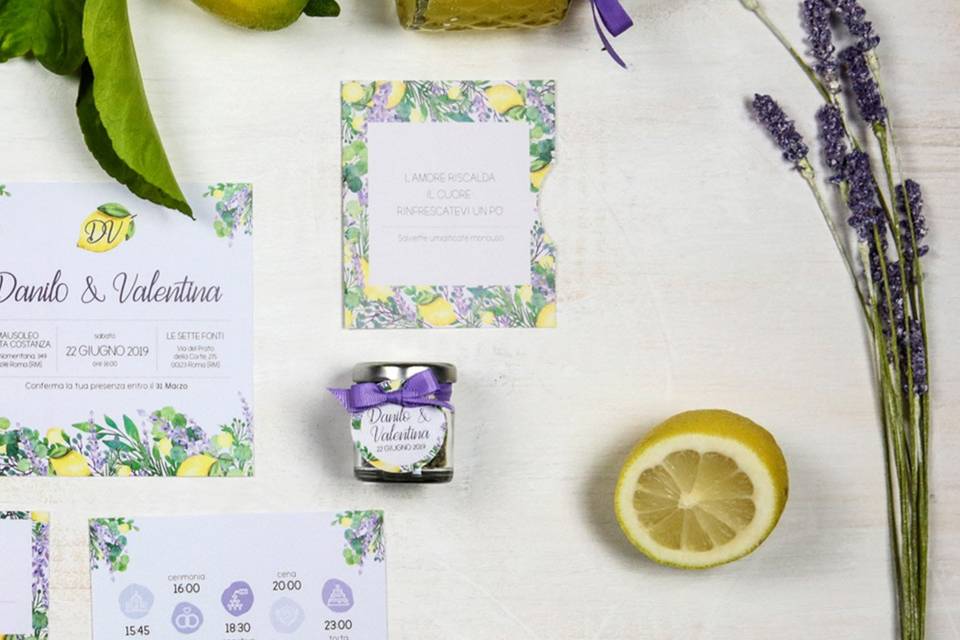 Matrimonio lavanda e limoni