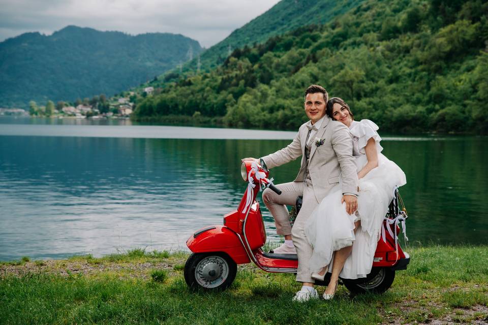 Matrimonio lago di Idro