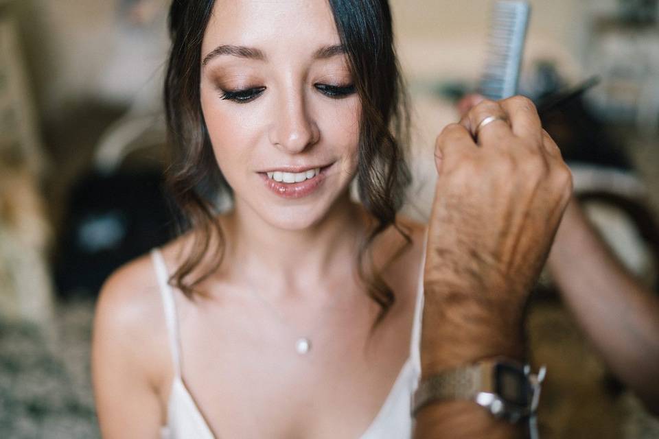 Bridal make-up Marianna