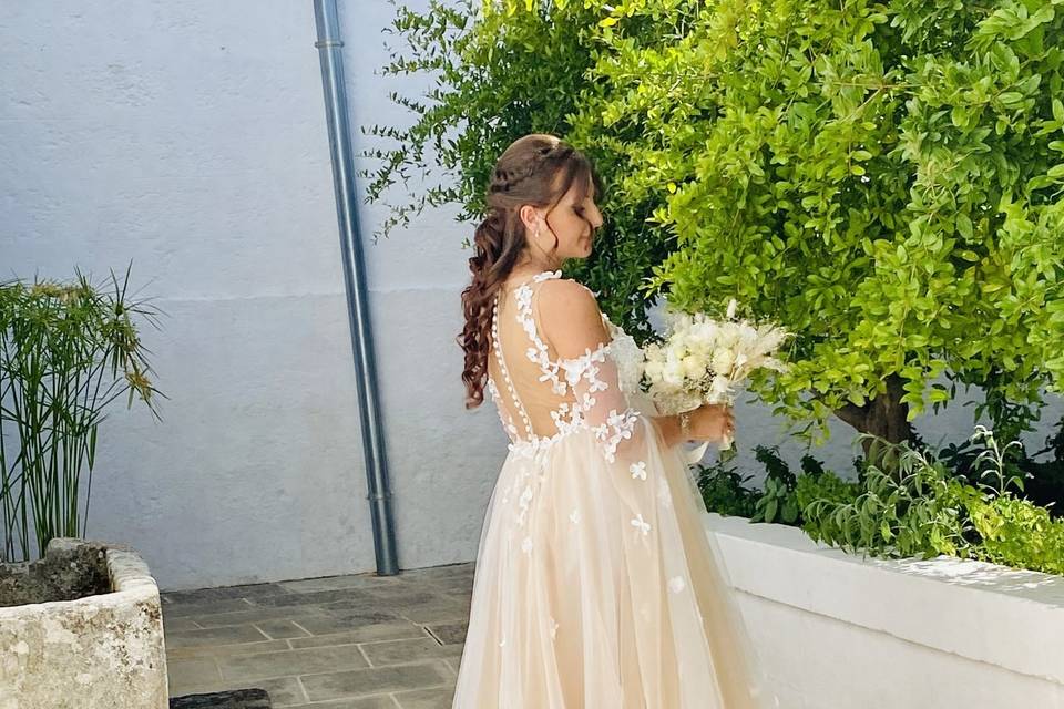 Bride hair