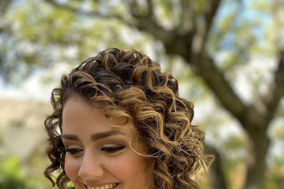 Curly bride